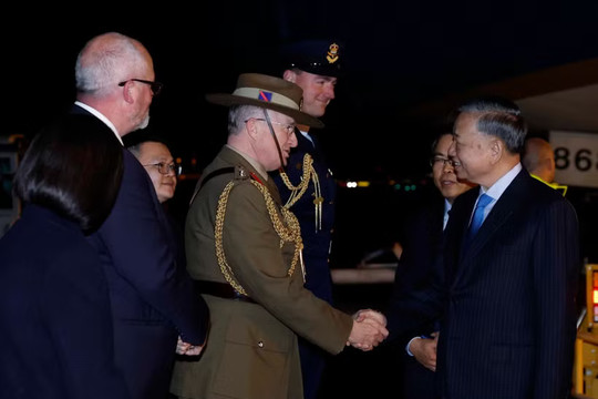 Tổng Bí thư, Chủ tịch nước Tô Lâm bắt đầu thăm cấp Nhà nước Australia