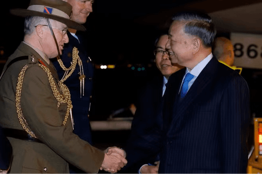 Tổng Bí thư, Chủ tịch nước Tô Lâm bắt đầu thăm cấp Nhà nước tới Australia