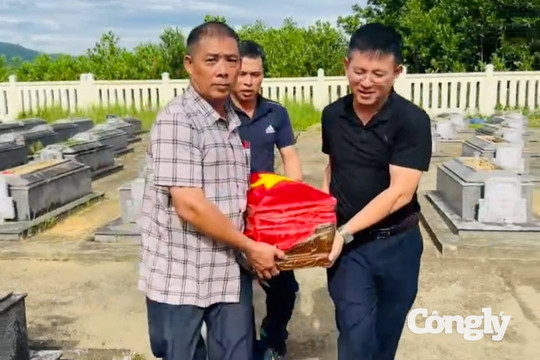 Hơn nửa thế kỷ, liệt sĩ trở về với quê hương
