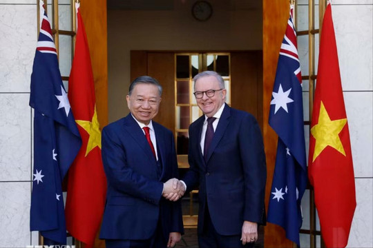 Tiếp tục đưa quan hệ Việt Nam-Australia lên tầm cao mới