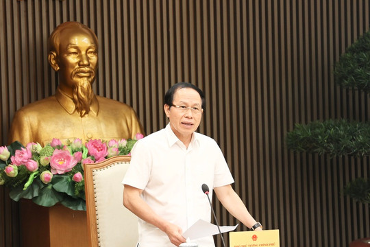 Phó Thủ tướng Lê Tiến Châu: Nghiên cứu xây dựng hồ sơ lập pháp điện tử
