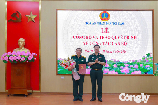 Đại tá Trịnh Xuân Hùng giữ chức Chánh án TAQS Quân khu 2