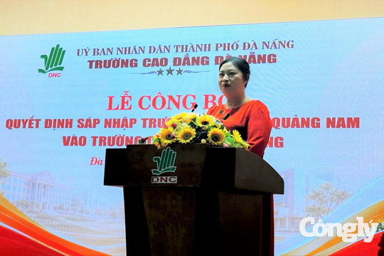 Trường Cao đẳng Đà Nẵng: Bà Vũ Thị Phương Anh được giao quyền Hiệu trưởng