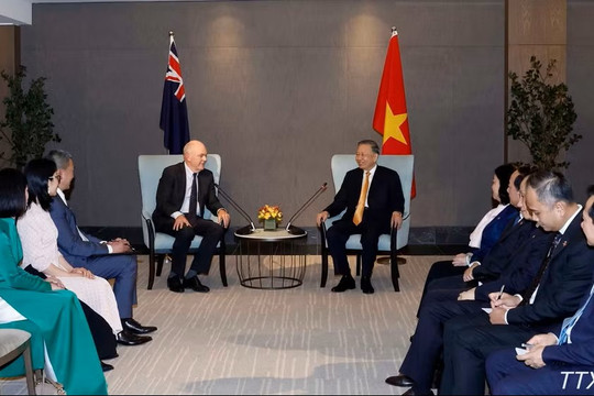 Tổng Bí thư, Chủ tịch nước Tô Lâm tiếp Quyền Chủ tịch Hội Hữu nghị New Zealand-Việt Nam