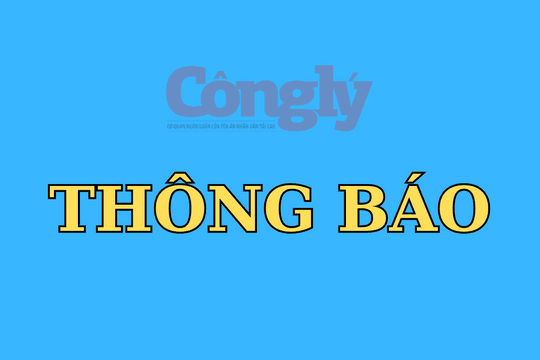 Tòa án nhân dân TP. Đà Nẵng thông báo