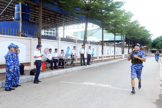 BTL Vùng Cảnh sát biển 1 sẵn sàng tham gia Hội thao Thể thao Cảnh sát biển
