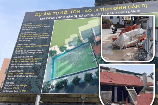Dấu ấn Công ty HC tại các di tích: Trúng thầu dồn dập, thi công ra sao?