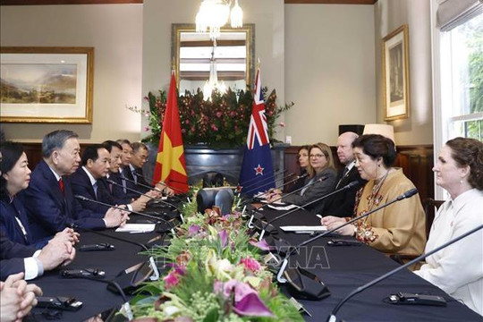 Tổng Bí thư, Chủ tịch nước Tô Lâm hội đàm với Toàn quyền New Zealand