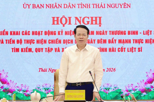 Thái Nguyên chuẩn bị các hoạt động kỷ niệm 80 năm Ngày Thương binh - Liệt sĩ