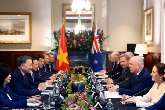 Tuyên bố chung giữa Việt Nam và New Zealand nhân chuyến thăm cấp Nhà nước của Tổng Bí thư, Chủ tịch nước Tô Lâm tới New Zealand