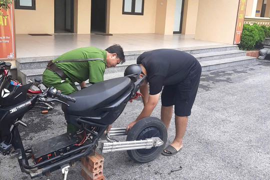Hiểm họa từ việc độ, chế xe máy trong thanh thiếu niên