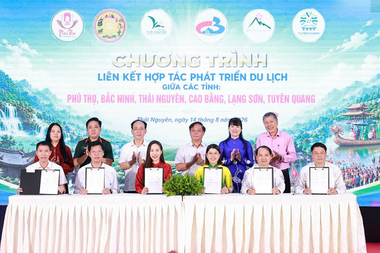 6 tỉnh liên kết mở rộng không gian du lịch liên vùng