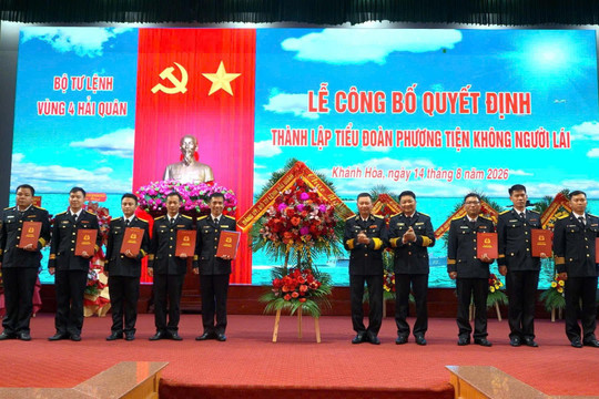 Hải quân thành lập Tiểu đoàn Phương tiện không người lái