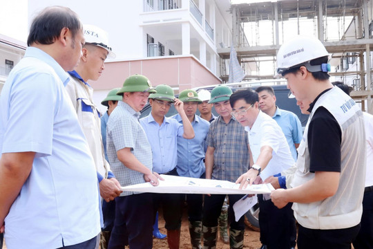 Ủy ban Kiểm tra Trung ương giám sát tiến độ trường học tại biên giới Sơn La
