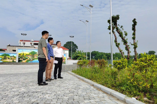Nội Bài, Hà Nội: Những tồn tại tại vườn hoa thôn Đông được khắc phục sau phản ánh
