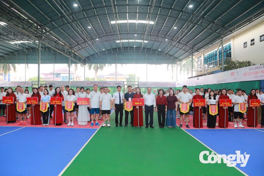 TAND hai cấp Thái Nguyên tăng cường đoàn kết qua hoạt động thể thao