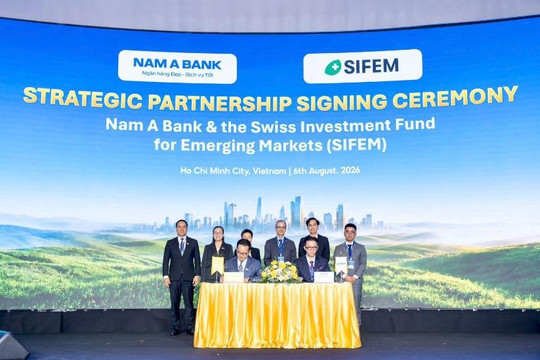 Nam A Bank hút vốn Thụy Sĩ cho chuyển đổi xanh