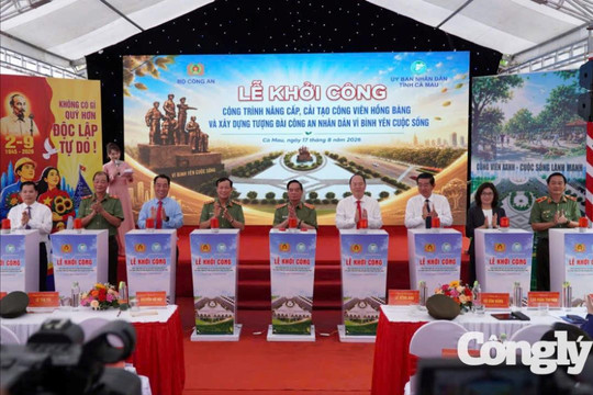 Khởi công công trình mang dấu ấn đặc biệt của Bộ Công an tại Cà Mau