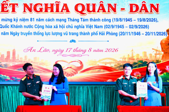 Hải Phòng: Sôi nổi “Ngày hội thắm tình quân dân”