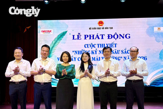 Phát động cuộc thi “Những kỷ niệm sâu sắc về thầy cô và mái trường” năm 2026