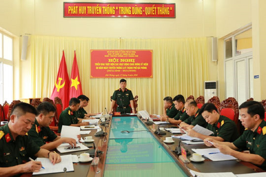 Hải Phòng phát động thi đua chào mừng 80 năm Ngày truyền thống lực lượng vũ trang thành phố