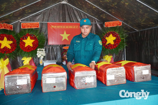 TP.HCM: Quy tập 5 hài cốt liệt sĩ tại xã Thường Tân