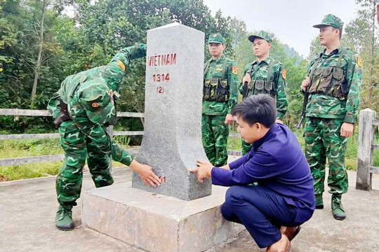 Hiệu quả phong trào tự quản đường biên, cột mốc ở Hoành Mô