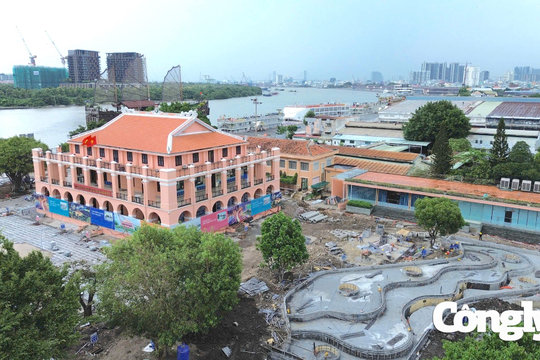 Bến Nhà Rồng khoác diện mạo mới bên sông Sài Gòn