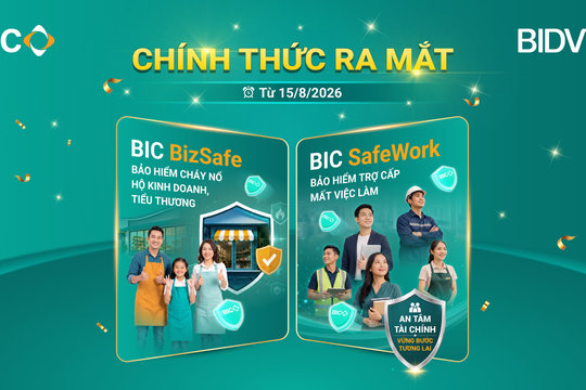 BIC ra mắt “điểm tựa tài chính” cho hộ kinh doanh và người lao động