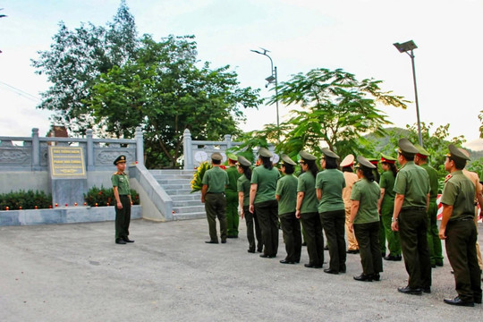 Tuổi trẻ Công an tỉnh Điện Biên tiếp nối truyền thống anh hùng