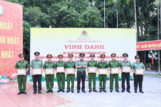 Công an tỉnh Tuyên Quang lan tỏa tinh thần “Ba nhất”