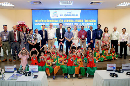 20 em nhỏ Thalassemia tìm thấy cơ hội sống mới từ ghép tủy