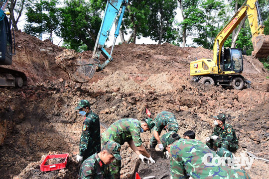 Quy tập 393 bộ hài cốt liệt sĩ tại Công viên Lê Thị Riêng