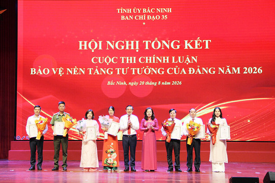 Tổng kết Cuộc thi chính luận bảo vệ nền tảng tư tưởng của Đảng trên địa bàn Bắc Ninh