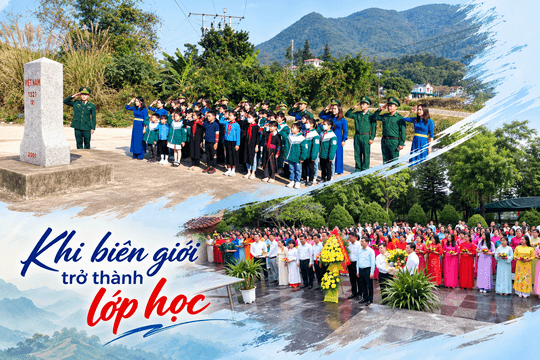 Đưa thầy cô giáo đến nơi cột mốc kể chuyện lịch sử