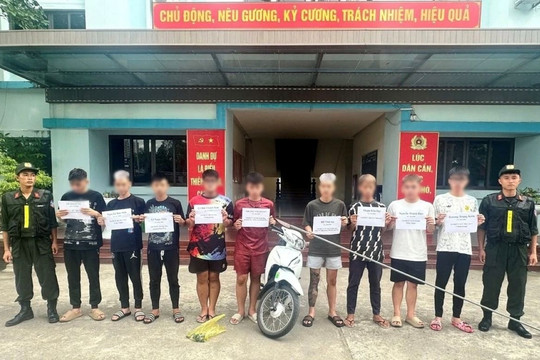 Ngăn chặn hai nhóm thanh, thiếu niên mang hung khí hỗn chiến