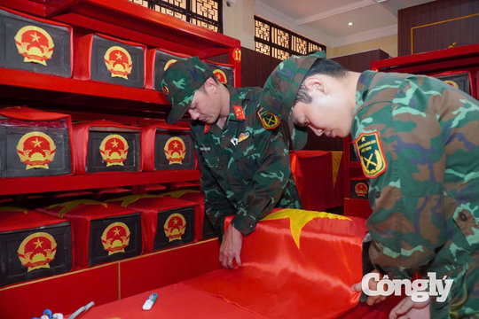 Quy tập thêm 24 bộ hài cốt liệt sĩ ở Công viên Lê Thị Riêng