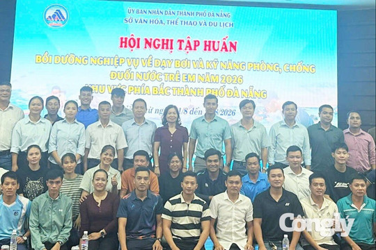 Đà Nẵng tập huấn kỹ năng dạy bơi, phòng chống đuối nước cho trẻ em