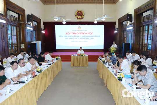 Góp ý hoàn thiện dự thảo quy định bảo vệ Thẩm phán