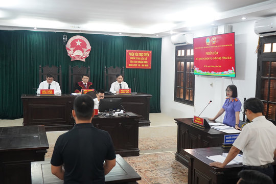 TAND Khu vực 10 - Hà Nội tổ chức phiên tòa xét xử vụ án dân sự công ích