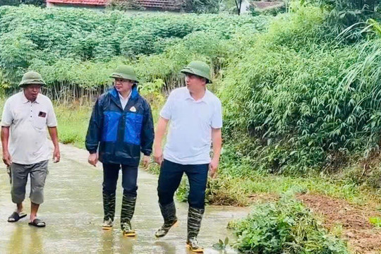 Thái Hòa, Phú Thọ: Chủ động sớm phương án ứng phó mưa lũ