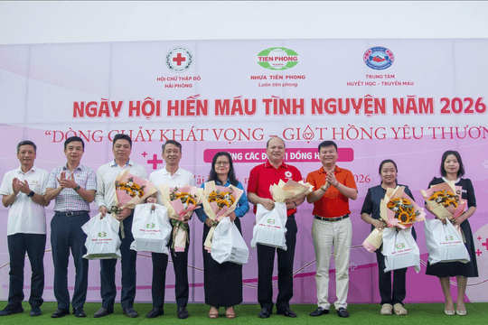 Ngày hội hiến máu tình nguyện 2026: “Dòng chảy khát vọng – Giọt hồng yêu thương”