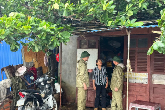 Công an đặc khu Bạch Long Vĩ chủ động ứng phó bão số 4