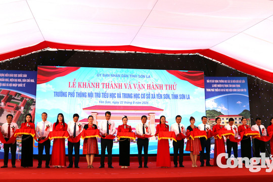 Khánh thành 2 trường nội trú vùng biên tỉnh Sơn La
