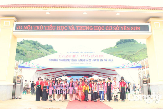 Khánh thành 2 trường nội trú liên cấp đầu tiên của tỉnh Sơn La