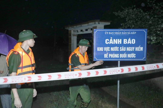 Bắc Ninh: Hơn 8.300 hecta lúa, hoa màu bị ngập úng
