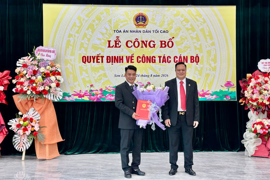 Bổ nhiệm Phó Chánh án TAND tỉnh Sơn La