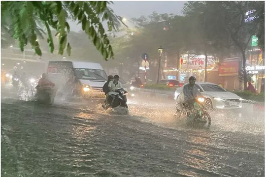 Bắc Bộ mưa to, lũ trên các sông tiếp tục lên