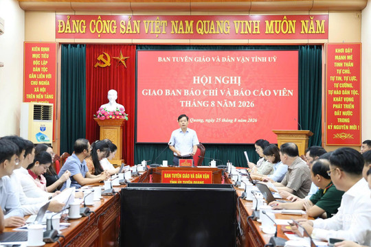 Tuyên Quang định hướng báo chí đồng hành với các nhiệm vụ phát triển mới