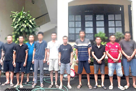 Bắt giữ 13 lái xe tham gia chơi xóc đĩa